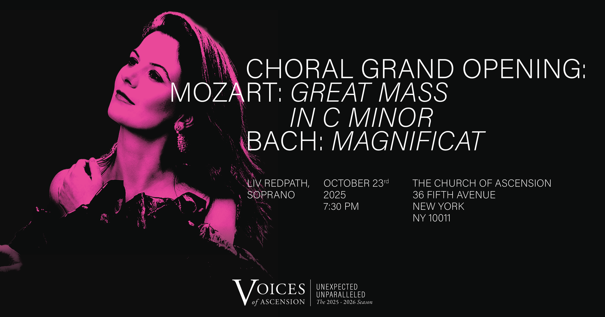 October 23rd - Bach and Mozart Choral Music — Voices of Ascension